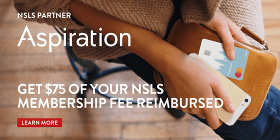 Aspiration: Get $75 of your NSLS membership fee reimbursed